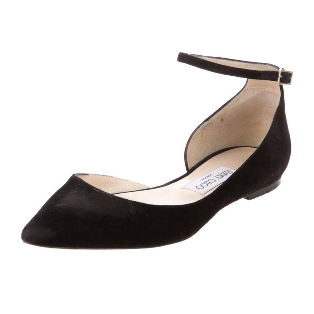 Jimmy Choo Ankle Strap Flats